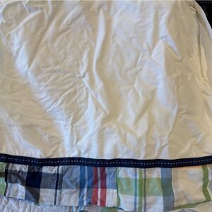 Pottery Barn Madras Crib Skirt